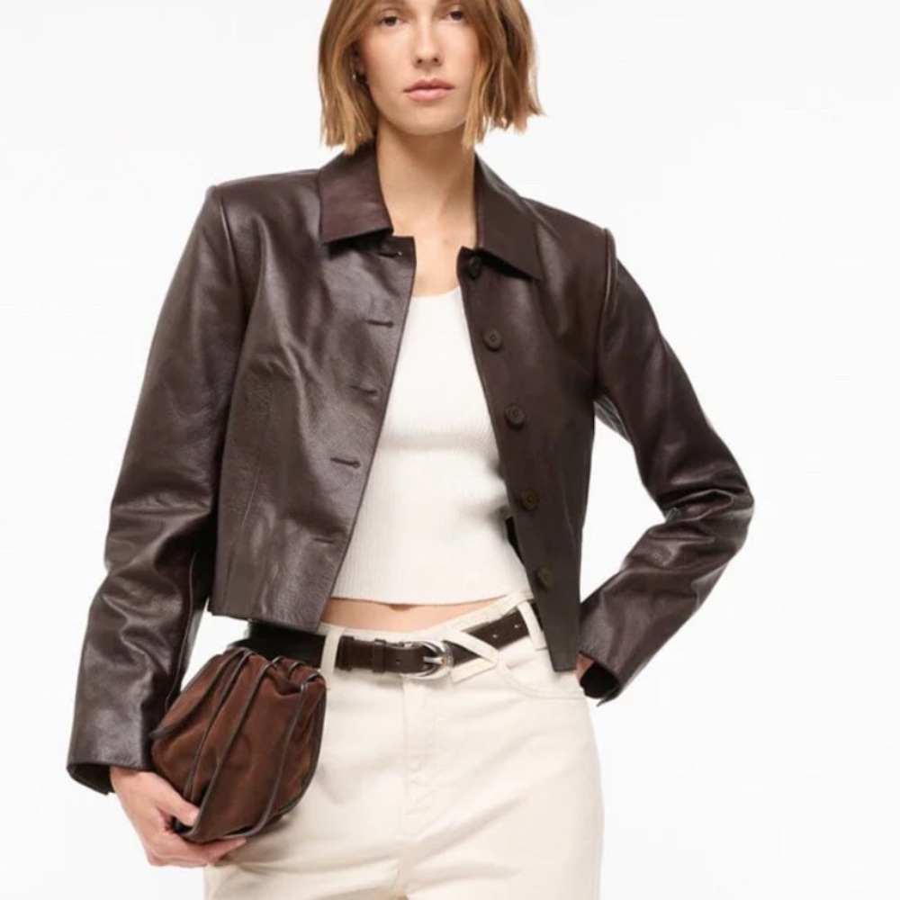 STAUD Marino Leather Jacket